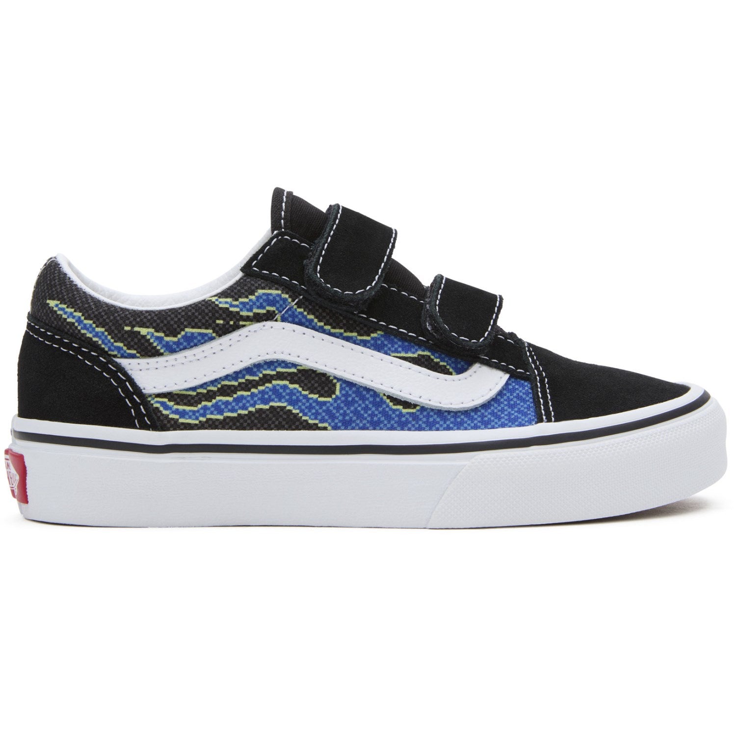 VANS Pixel Flame Black/Blue UY Old Shoeol V Sneakers 4