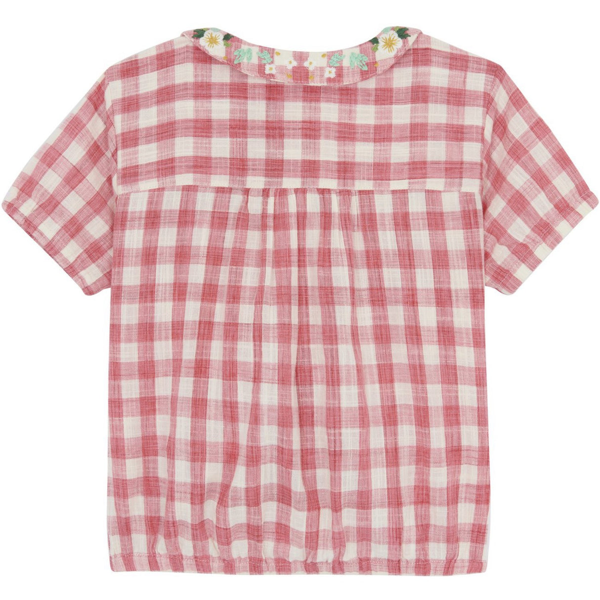 BONTON Carreau Rouge Airelle Blouse