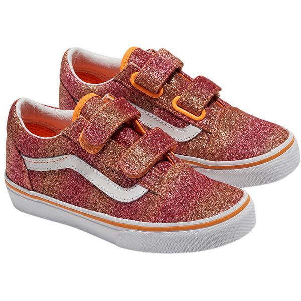 Buy VANS Sunrise Glitter Multi/True White TD Old Skool V Sneakers