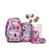 Ergobag School Bag Set Flower PowBear