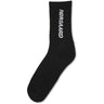 Mads Nørgaard Black Cotton Tennis MN Classic Sock