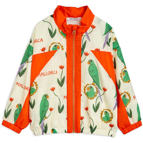 Mini Rodini Multi Parrots AOP Nylon Tracksuit Jacket