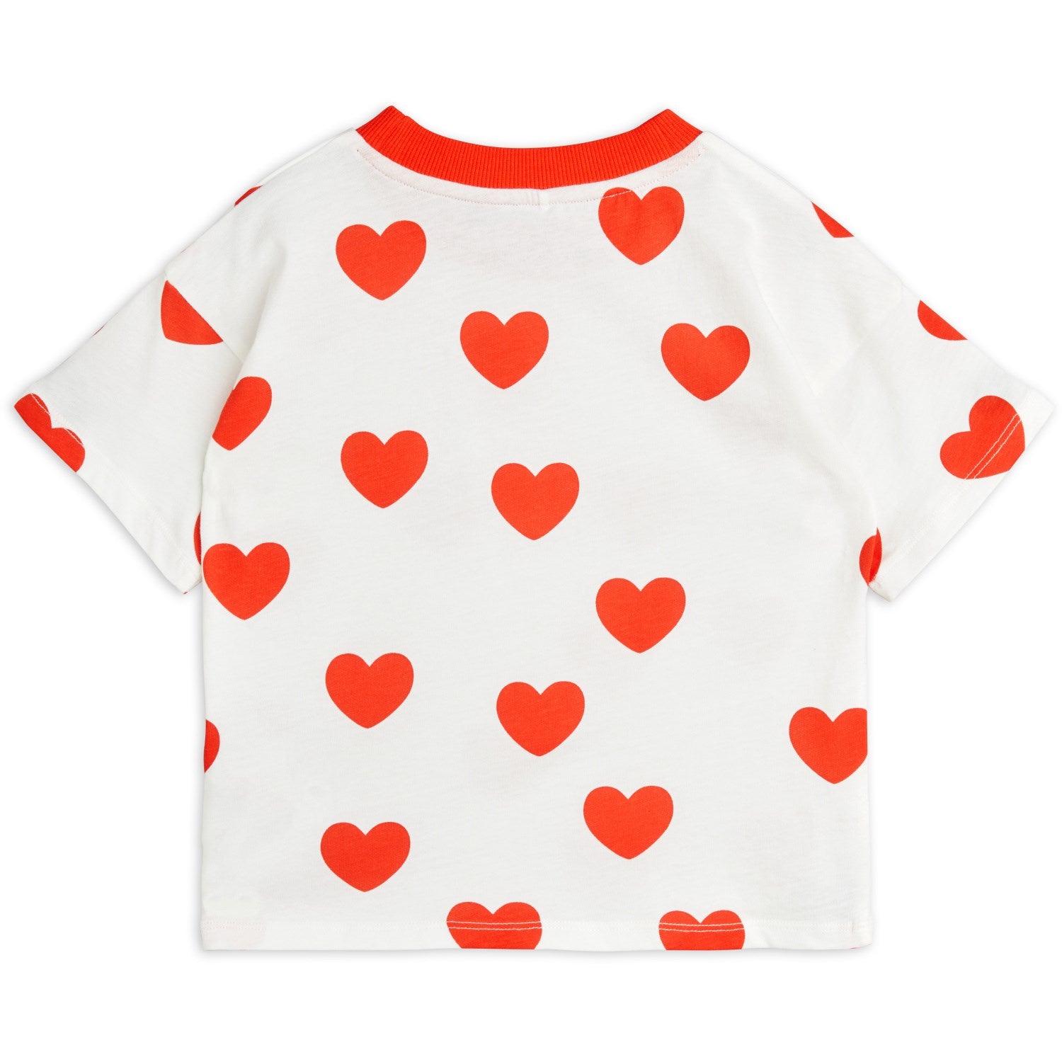 Mini Rodini Red Hearts AOP T-Shirt 4