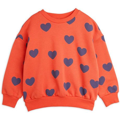 Mini Rodini Red Hearts AOP Sweatshirt