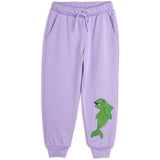 Mini Rodini Purple Dolphin Sp Sweatpants