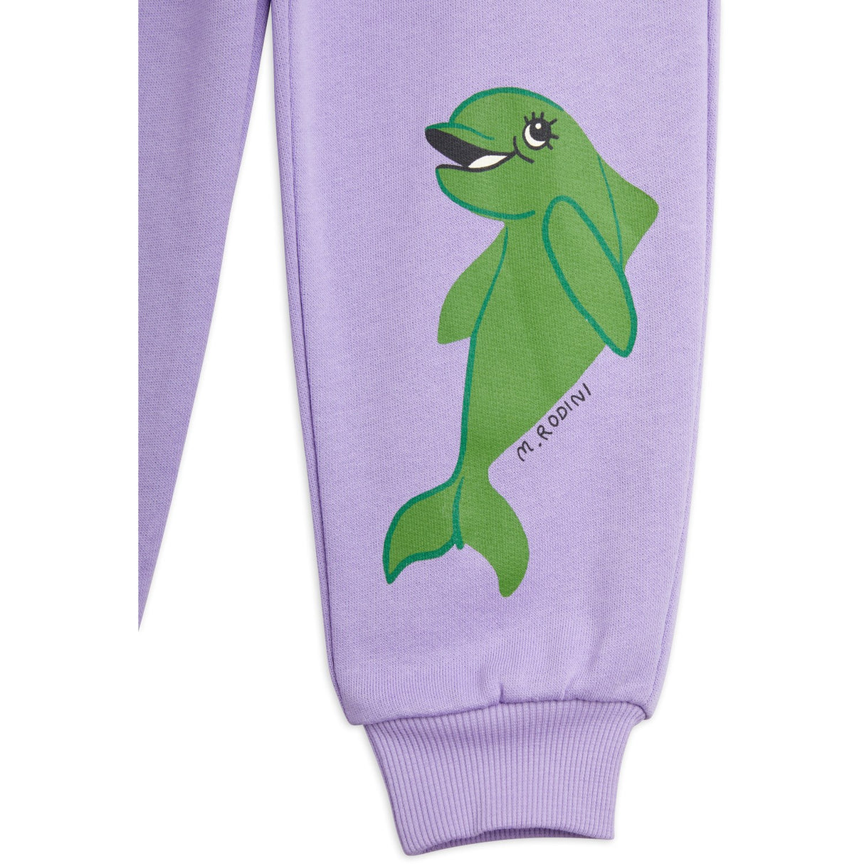 Mini Rodini Purple Dolphin Sp Sweatpants 3