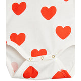 Mini Rodini Red Hearts AOP Body