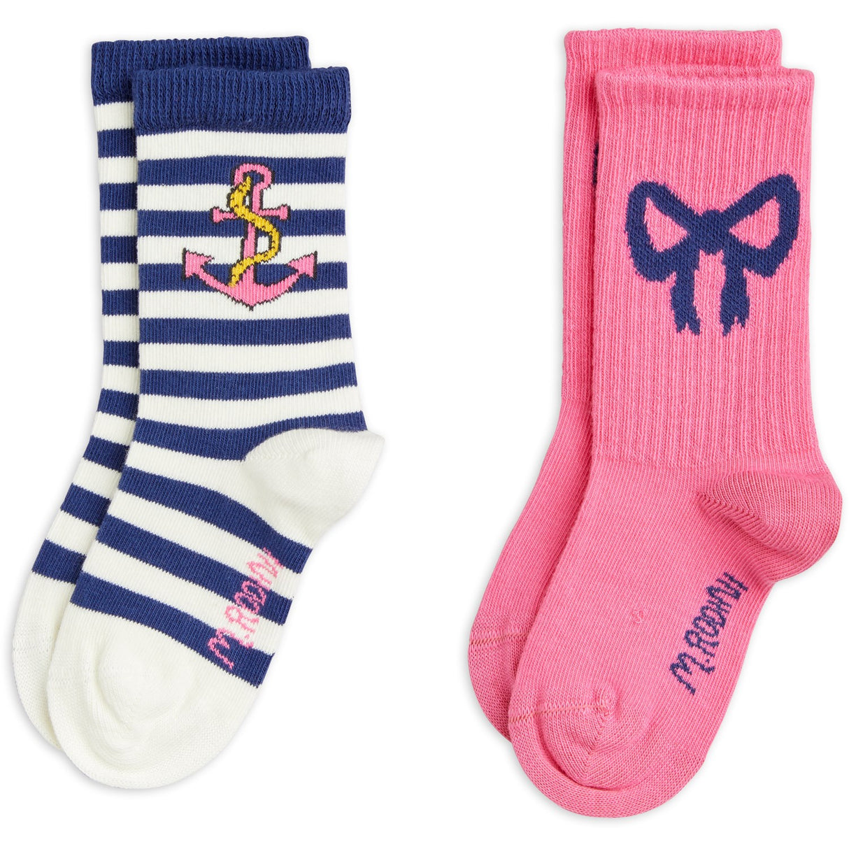 Mini Rodini Multi Bow 2-Pack Socks