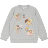 Hust & Claire Pearl Grey Melange Saria Crewneck