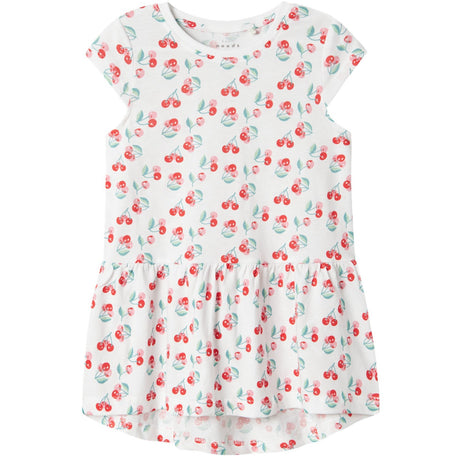Name It Bright White Cherries Vigga Dress Noos