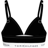 Tommy Hilfiger Black Triangle Bra Fixed Foam