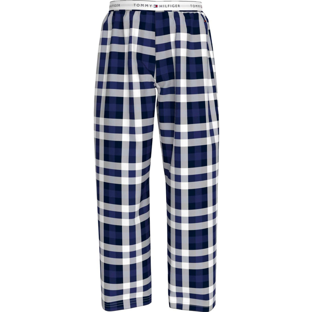 Tommy Hilfiger Heritage Check Midi Blue Ink Flannel Pants Print