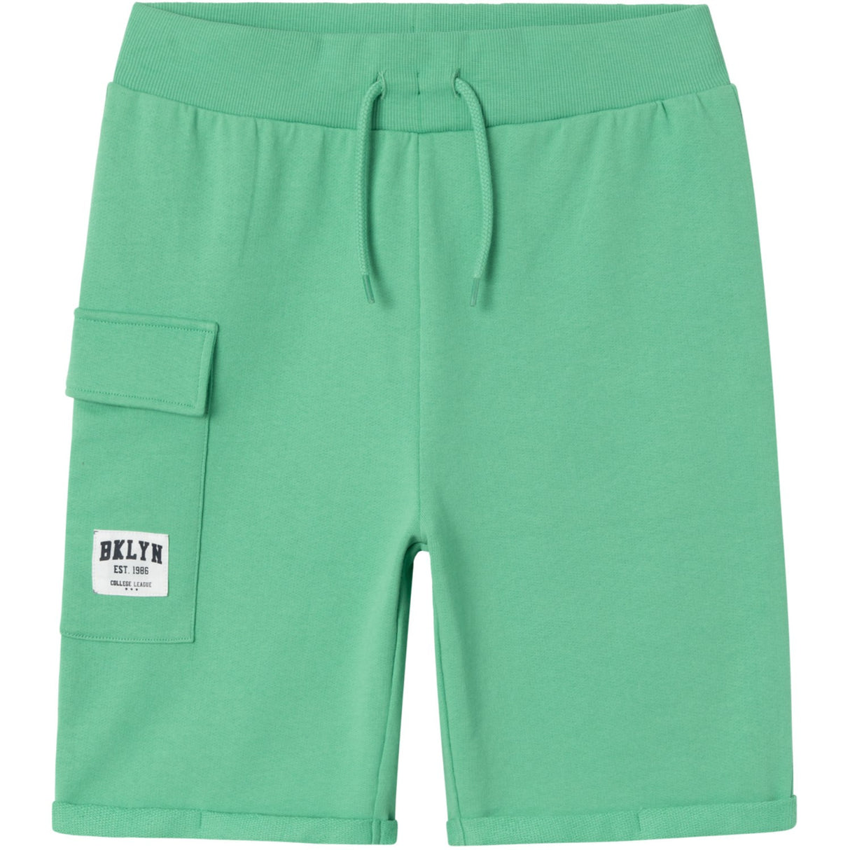 Name It Green Spruce Jenas Long Sweat Shorts