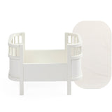 Sebra Classic White Doll's Bed w. Mattress