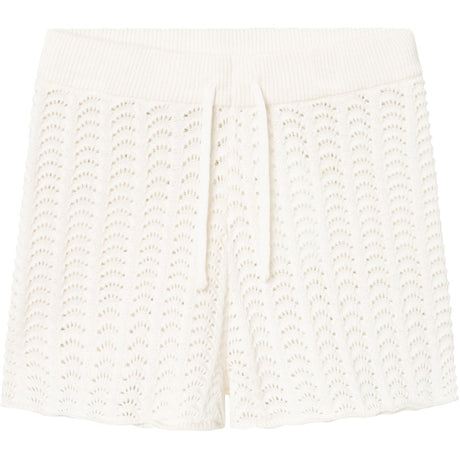 Lil'Atelier Coconut Milk Johanna Knit Shorts