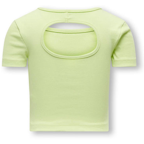 kids ONLY Shadow Lime BACK CUTOUT Nessa Life Cutout Top Noos