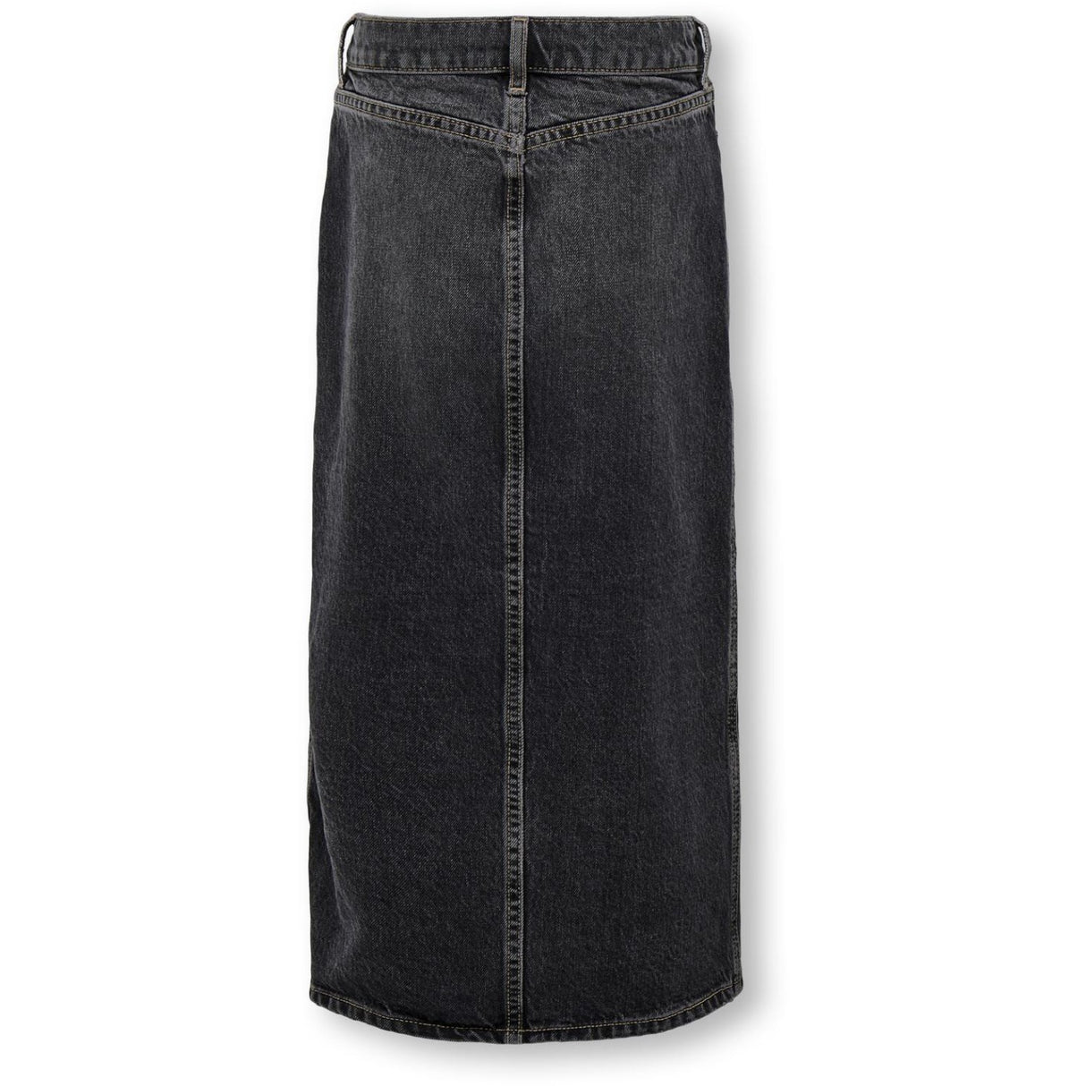 kids ONLY Washed Black Cilla Long Slit Skirt Denim 2