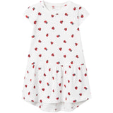 Name It Bright White Ladybugs Vigga Capsl Dress Noos