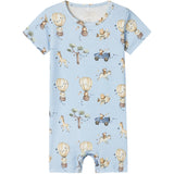 Name It Chambray Blue Melange Julius Sunsuit