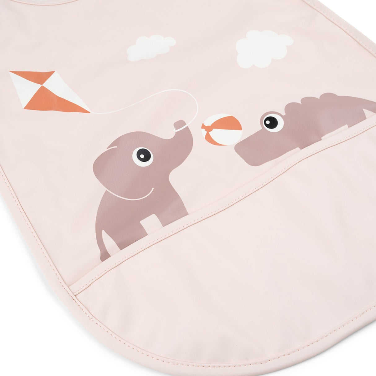 DonebyDeer Bib w/Velcro Playground Powder