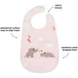 DonebyDeer Bib w/Velcro Playground Powder