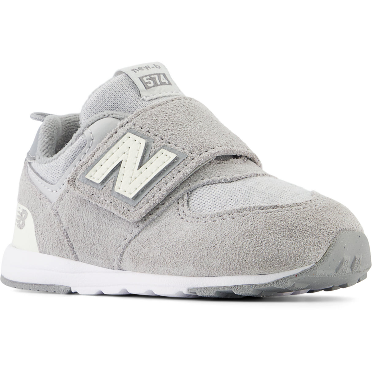 New Balance 574 NEW-B Hook & Loop Sneakers Concrete