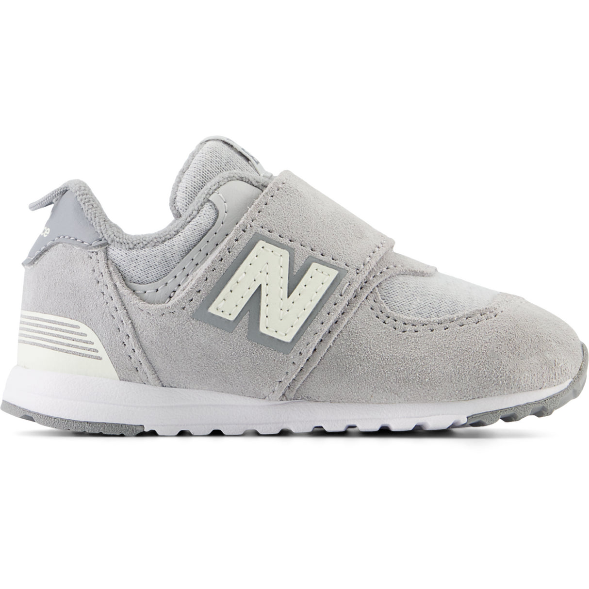 New Balance 574 NEW-B Hook & Loop Sneakers Concrete