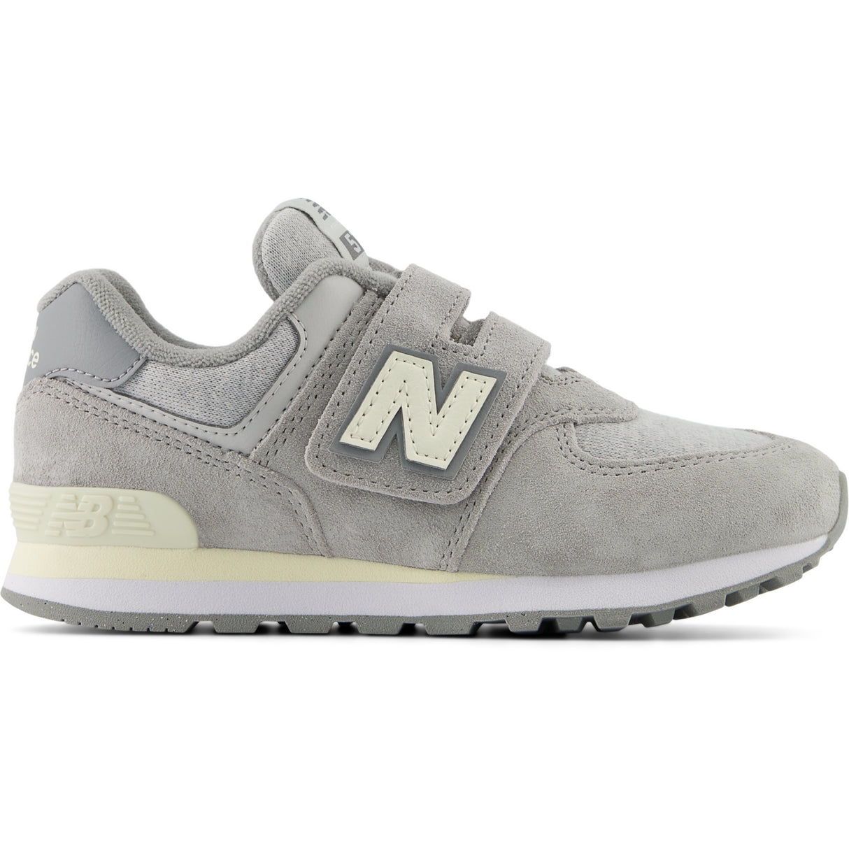 New Balance 574 Kids Hook & Loop Sneakers Concrete