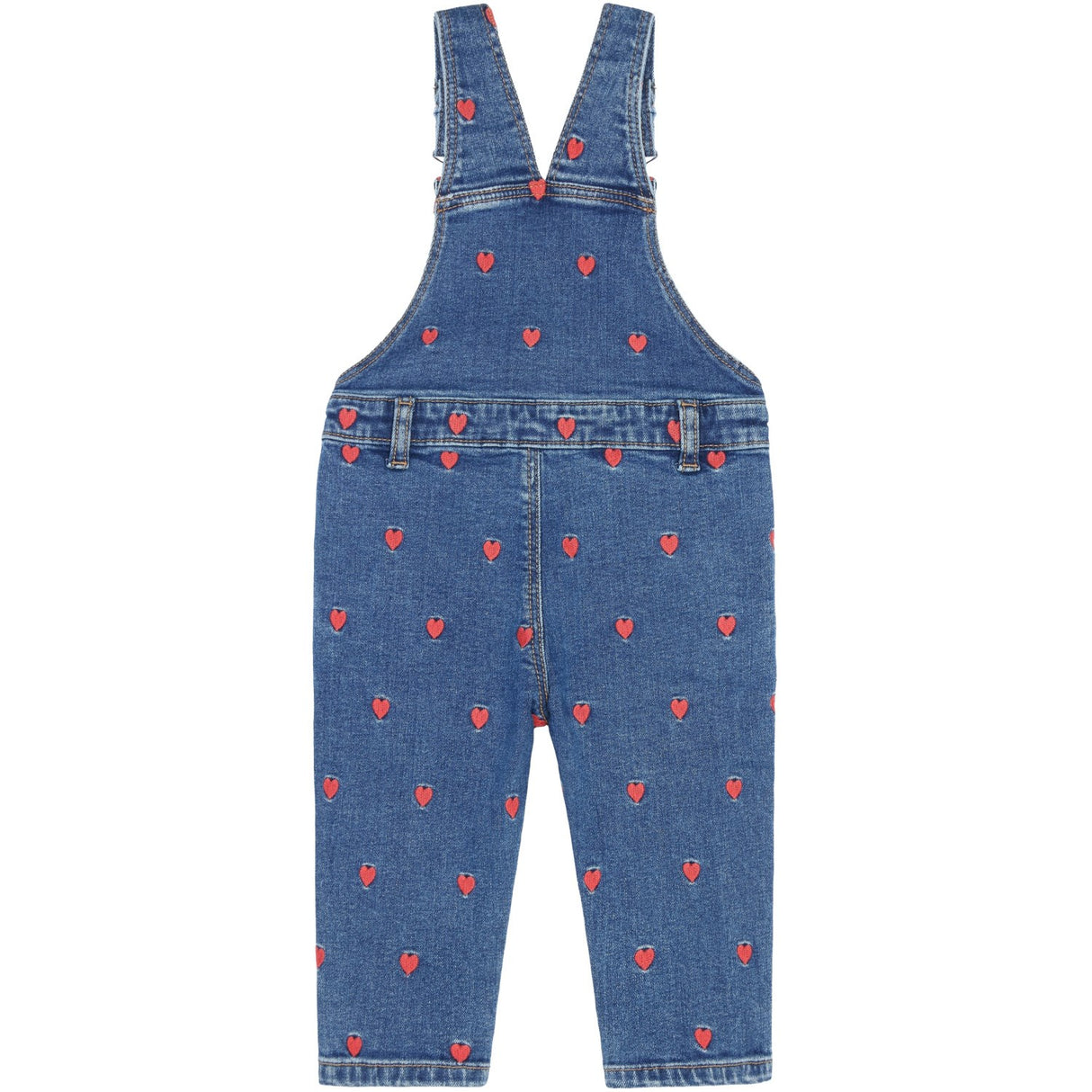 THE NEW Siblings Medium Blue Denim Wash Lovia Denim Dungarees 5