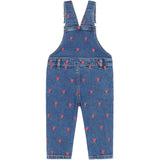 THE NEW Siblings Medium Blue Denim Wash Lovia Denim Dungarees 5