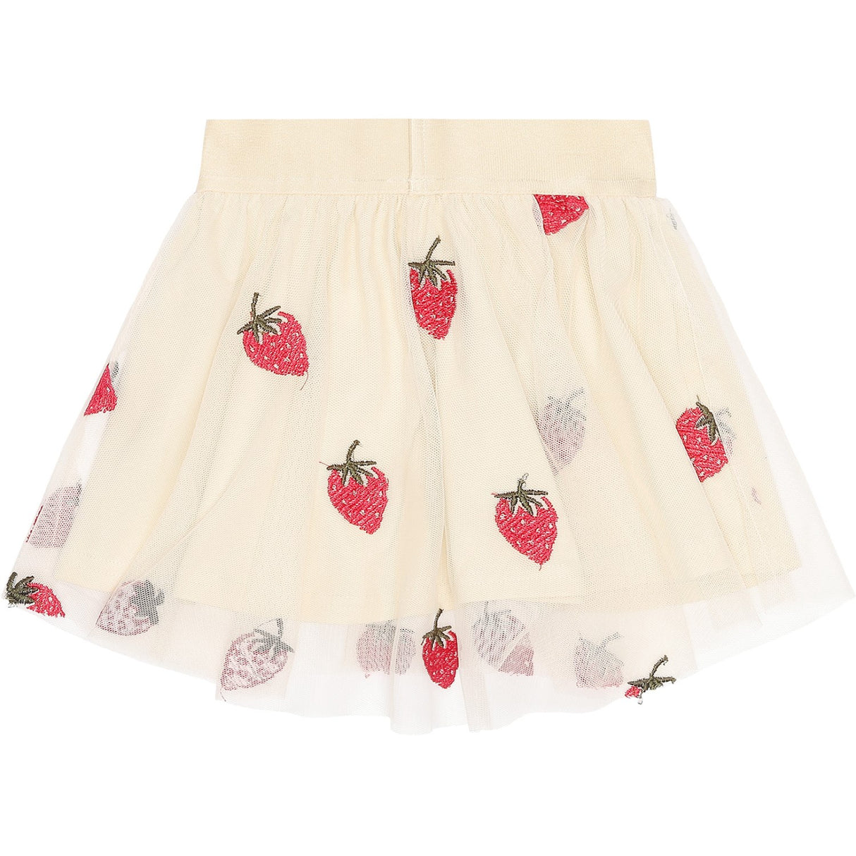 THE NEW Siblings Angora Big Strawberry AOP Loannah Skirt 2