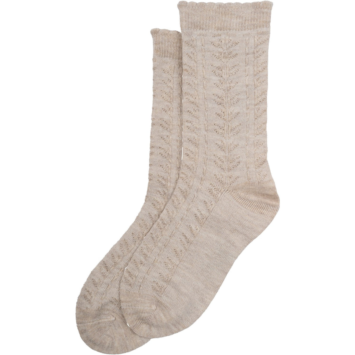 minipop® Off White Melange Bamboo Socks Pattern