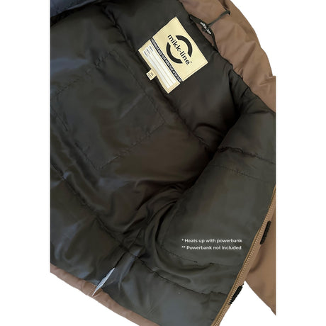 Mikk-Line Chocolate Chip Heating Jacket Parka