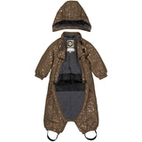 Mikk-Line Chocolate Chip Polyester Suit Glitter