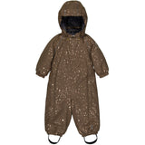 Mikk-Line Chocolate Chip Polyester Suit Glitter