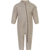 Mikk-Line Melange Offwhite Wool Suit