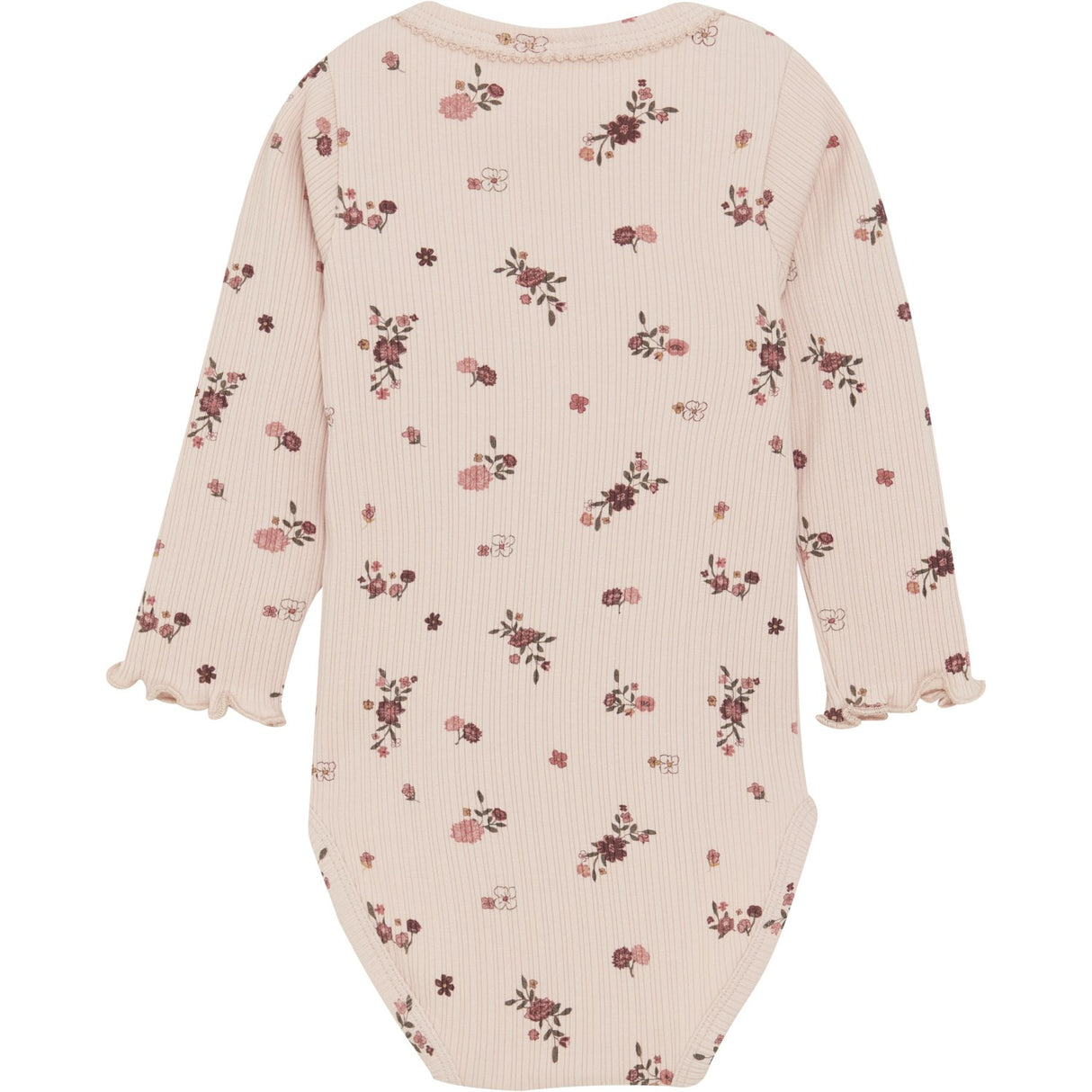 Minymo Sepia Rose Bodysuit Ls AOP Rib 3