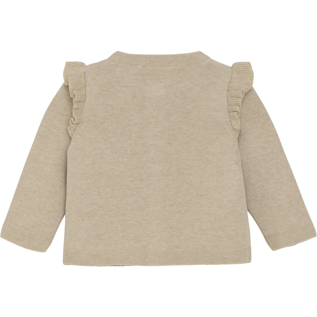 Minymo Beige Melange Cardigan Knit