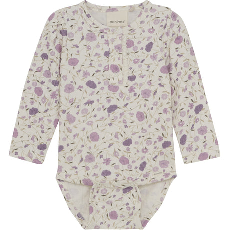 Minymo OakgnAnd Bodysuit Ls AOP