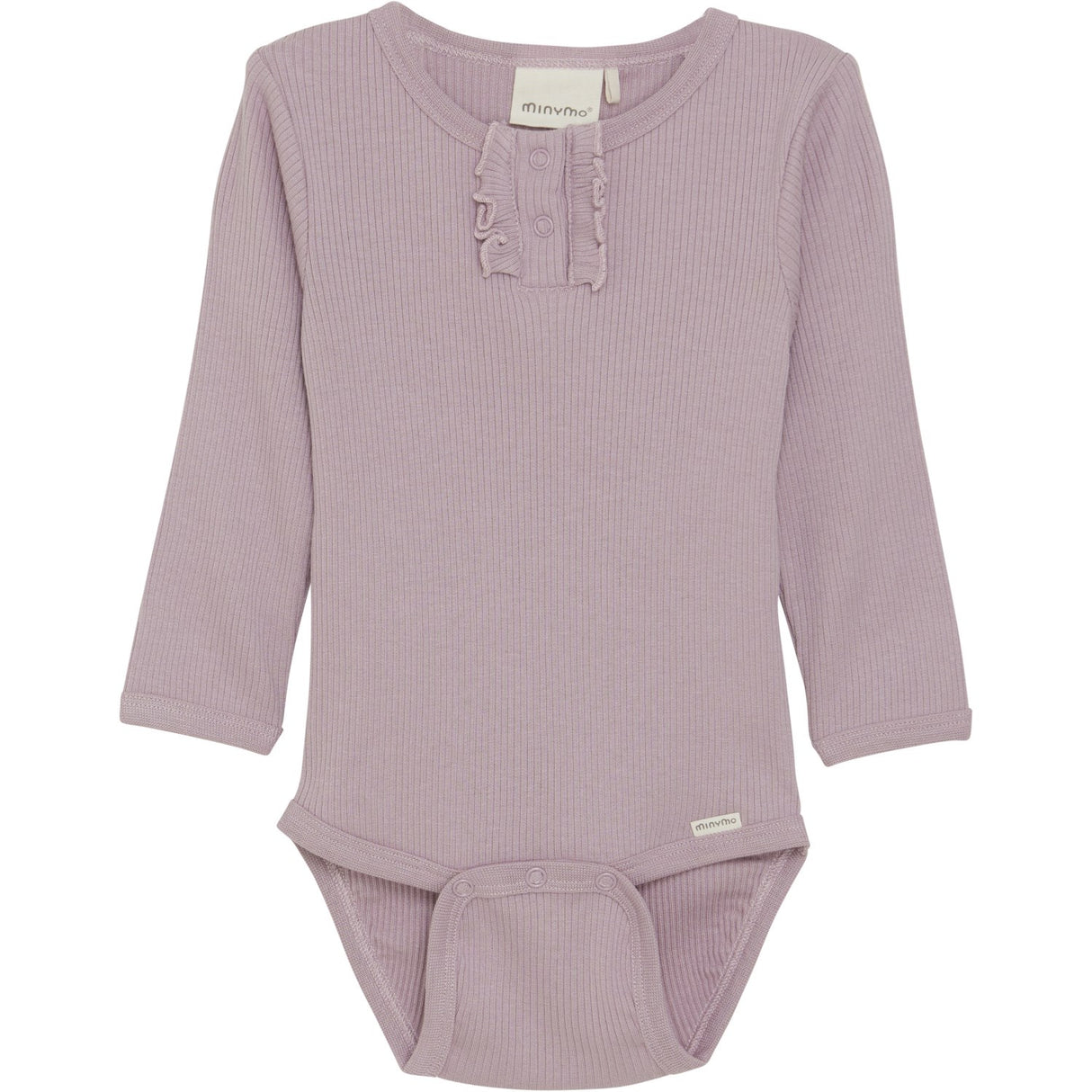 Minymo Dawn Pink Bodysuit Ls Rib