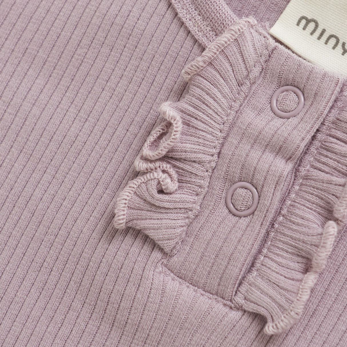 Minymo Dawn Pink Bodysuit Ls Rib 2