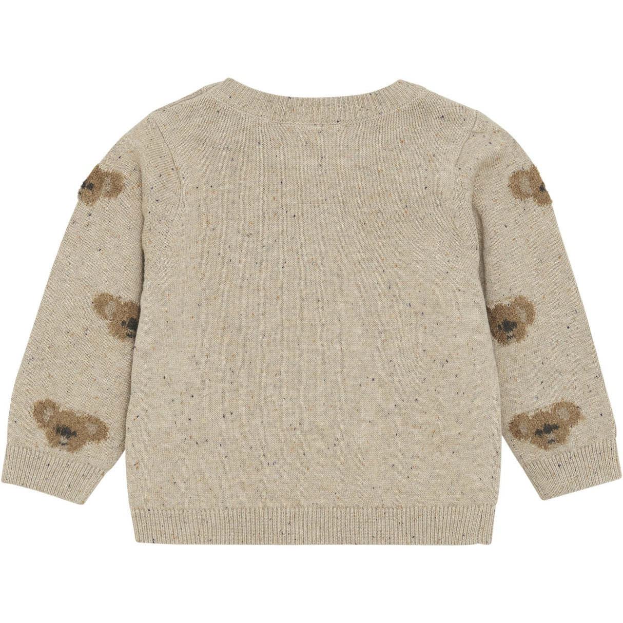 Minymo Beige Melange Pullover Knit 3