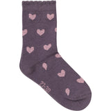 Minymo Black Plum 3-Pack Socks 5