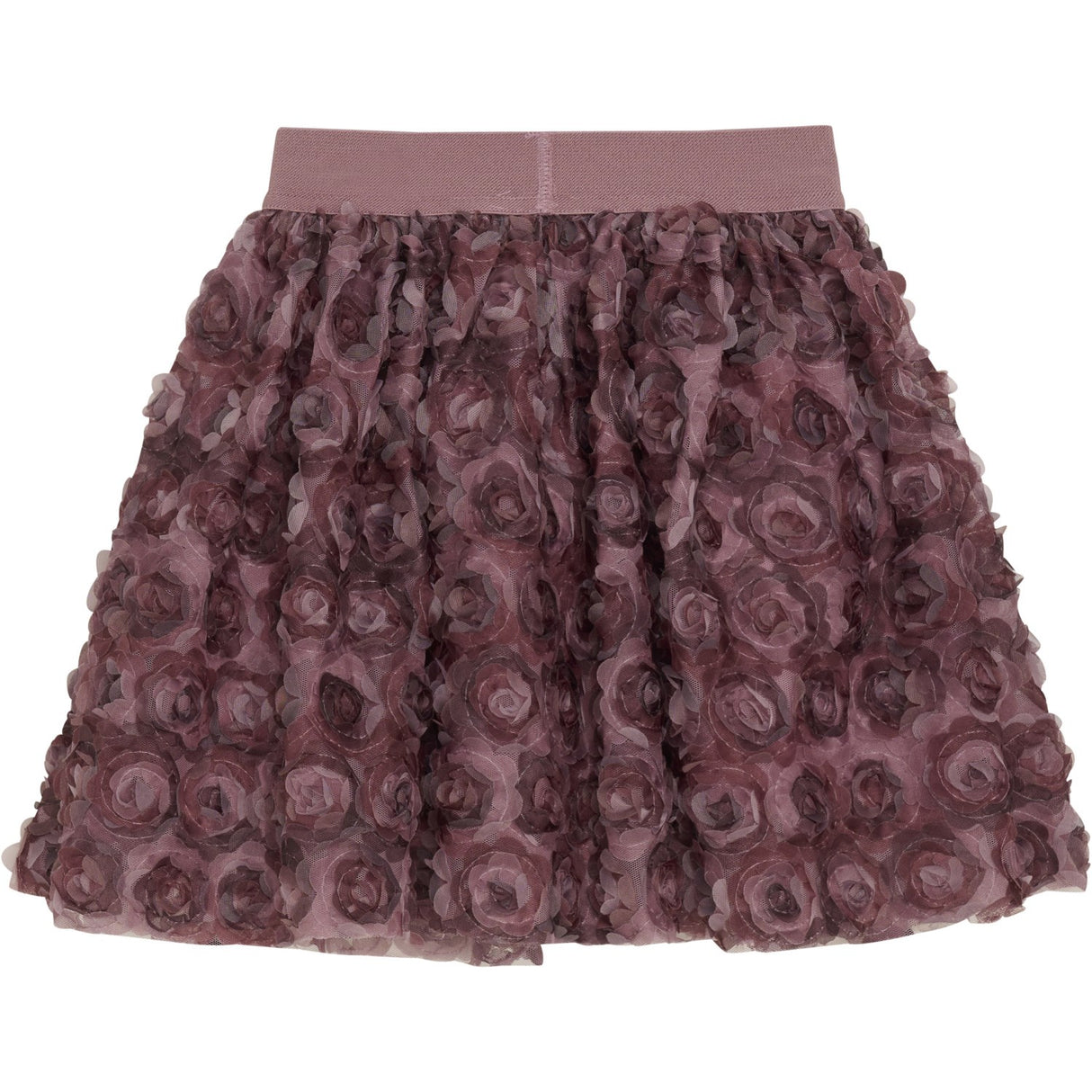 Minymo Deco Rose Skirt w. Mesh Flowers 3