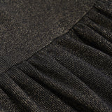 Minymo Tap Shoe Dress Glitter Rib