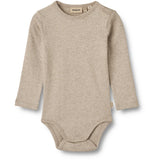 Wheat Gravel Melange Rib Body Spencer