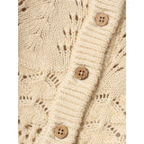 Lil'Atelier Bleached Sand Lale Knit Cardigan 2