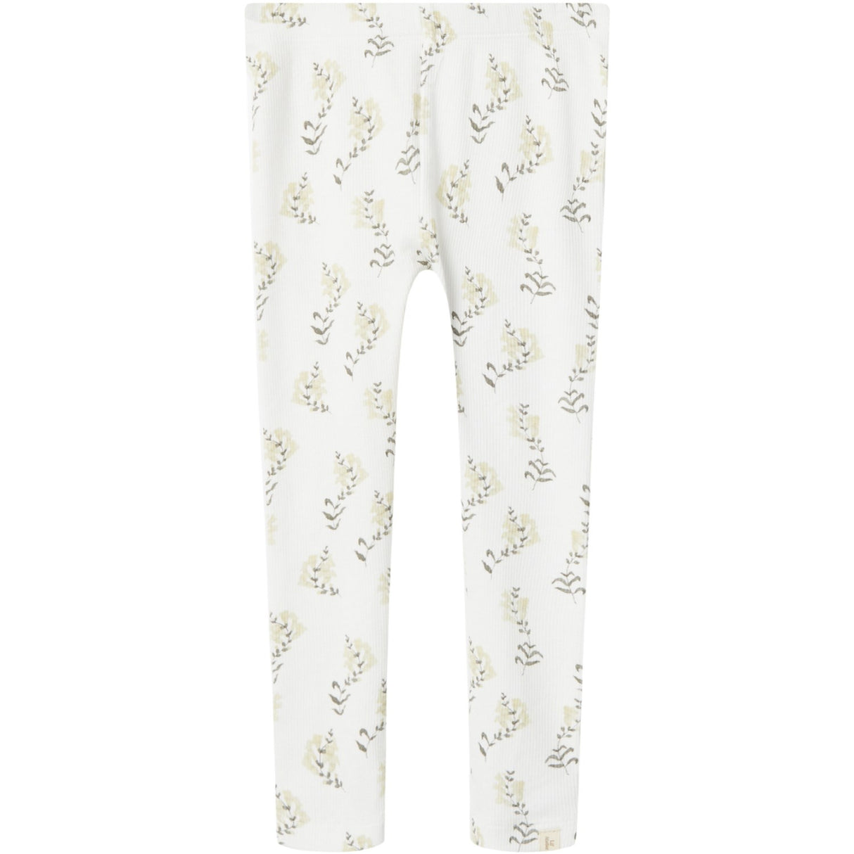 Lil'Atelier Coconut Milk Yellow Flower Gavo Slim Legging