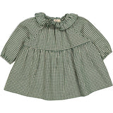 MarMar Cotton Seersucker Green Check Dawson Dress