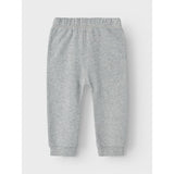 Lil'Atelier Grey Melange Lander Loose Sweatpants 4